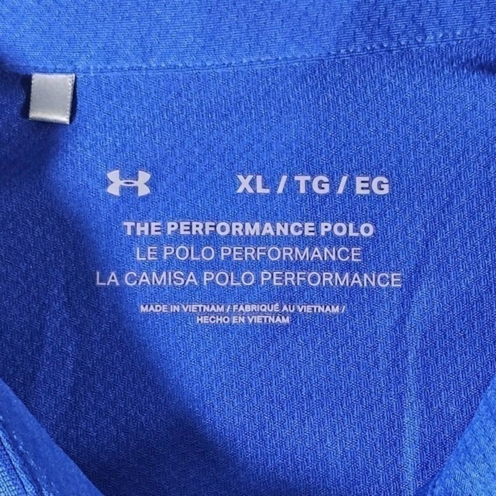 Under Armour Performance Polo Mens XL PGA Byron Nelson golf tournament logo . - Picture 2 of 10